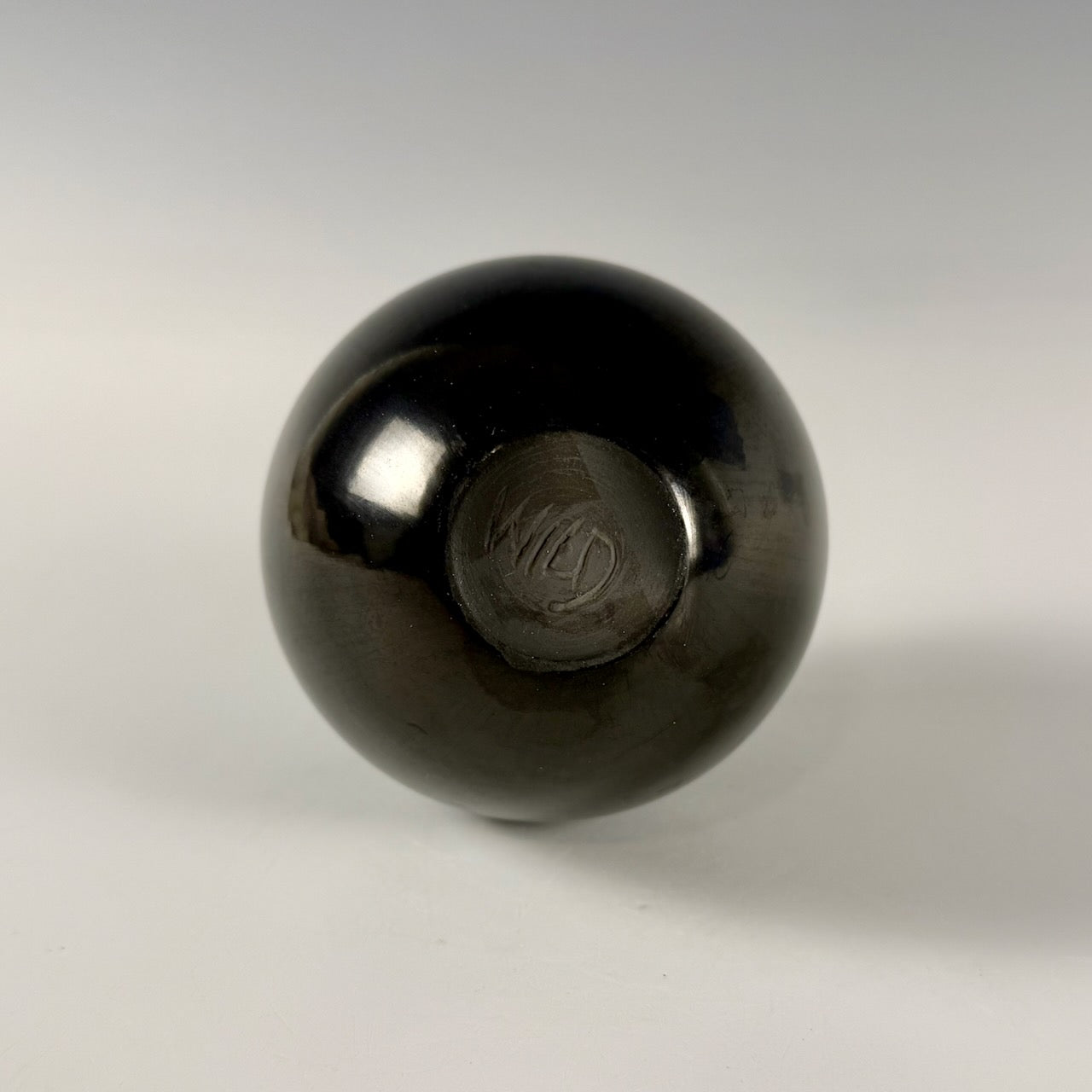 Kurt Wild blackware vase