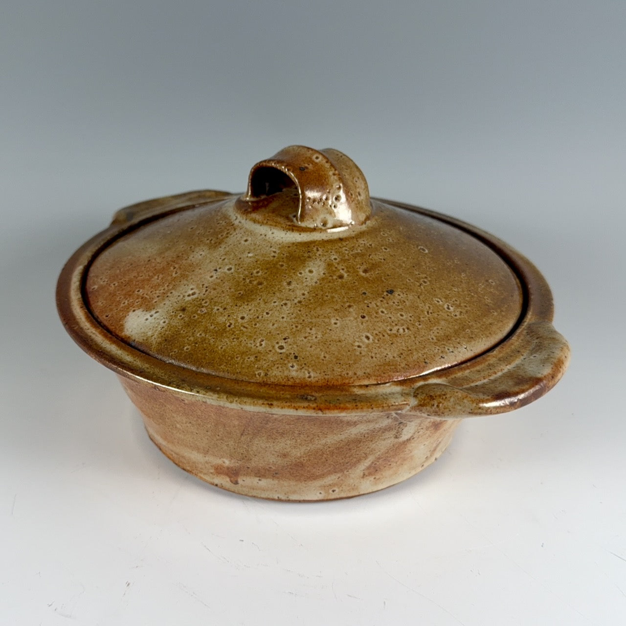 Jeff Oestreich casserole with lid, 1 of 2