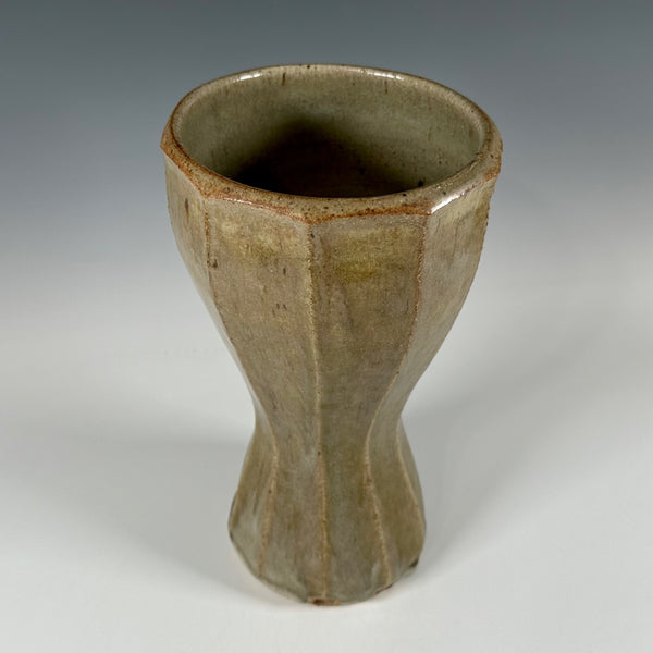 Warren MacKenzie faceted vase, large