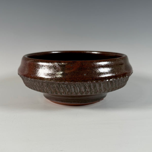 Warren MacKenzie banded serving bowl