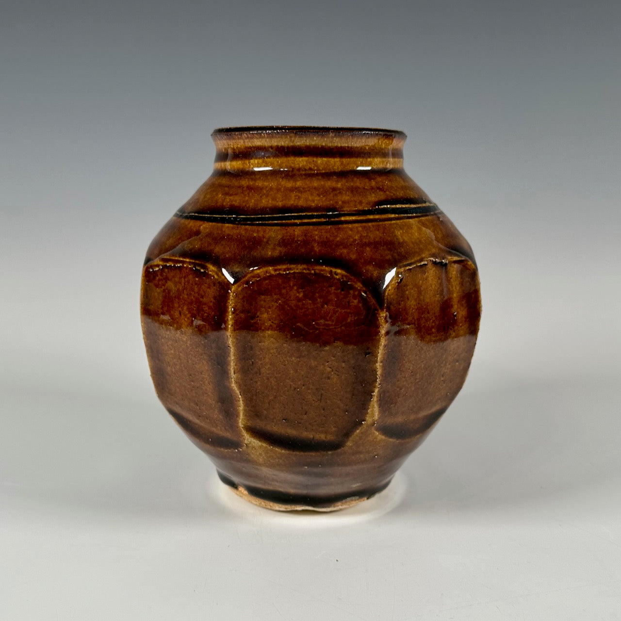 Warren MacKenzie faceted vase