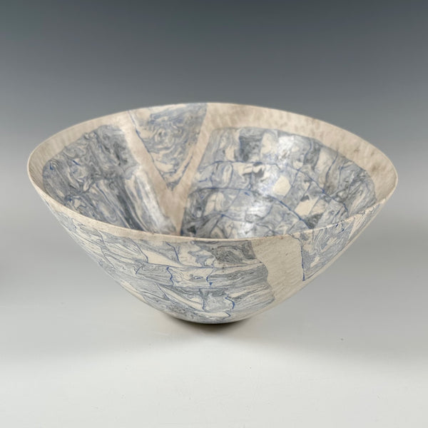 Barbara Gittings (UK) nerikomi tilted bowl