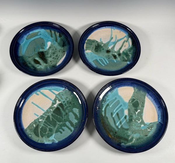 Barbara Grygutis dinner plates, set of 4