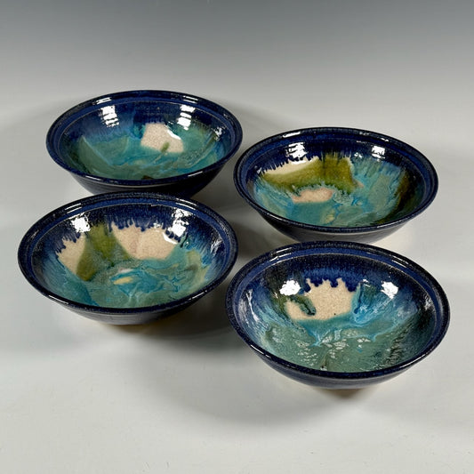 Barbara Grygutis large bowls, set of 4