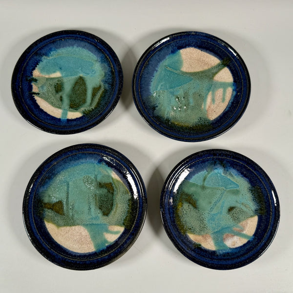 Barbara Grygutis salad/dessert plates, set of 4
