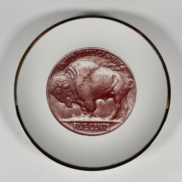 Kurt Weiser buffalo nickel plates, set of 2