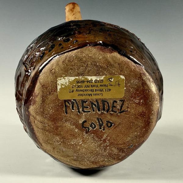 Louis Mendez teapot with figures