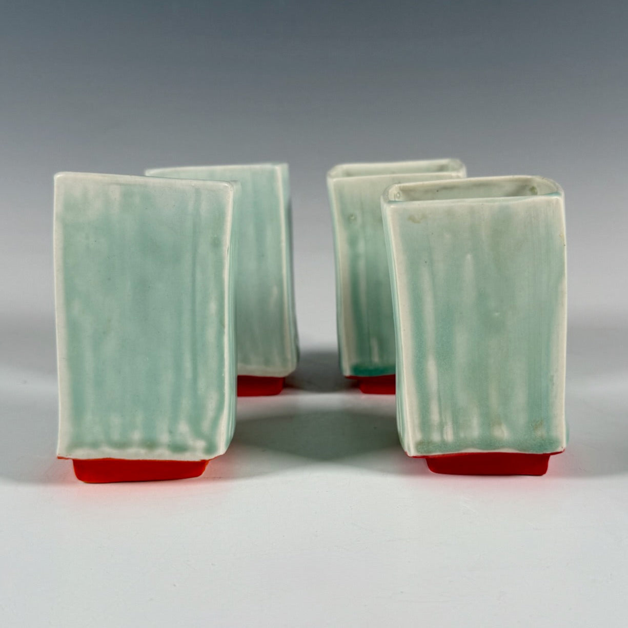 Richard Burkett tumblers, set of 4