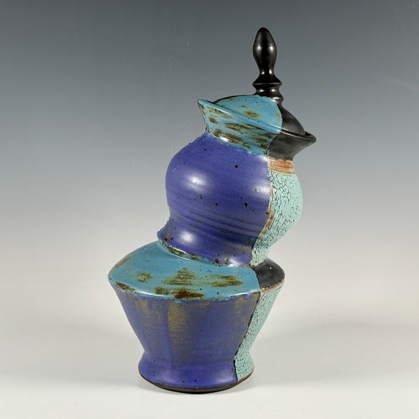 Jeff Reich lidded jar