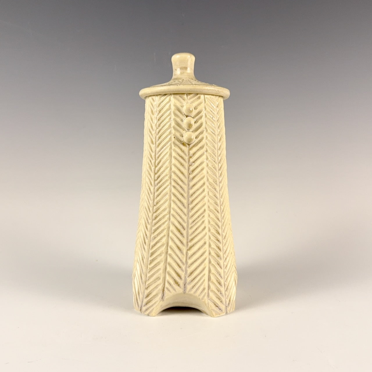 Dyann Myers lidded jar