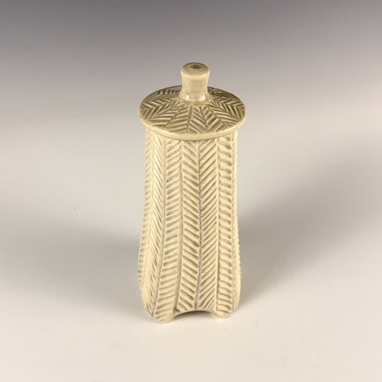 Dyann Myers lidded jar