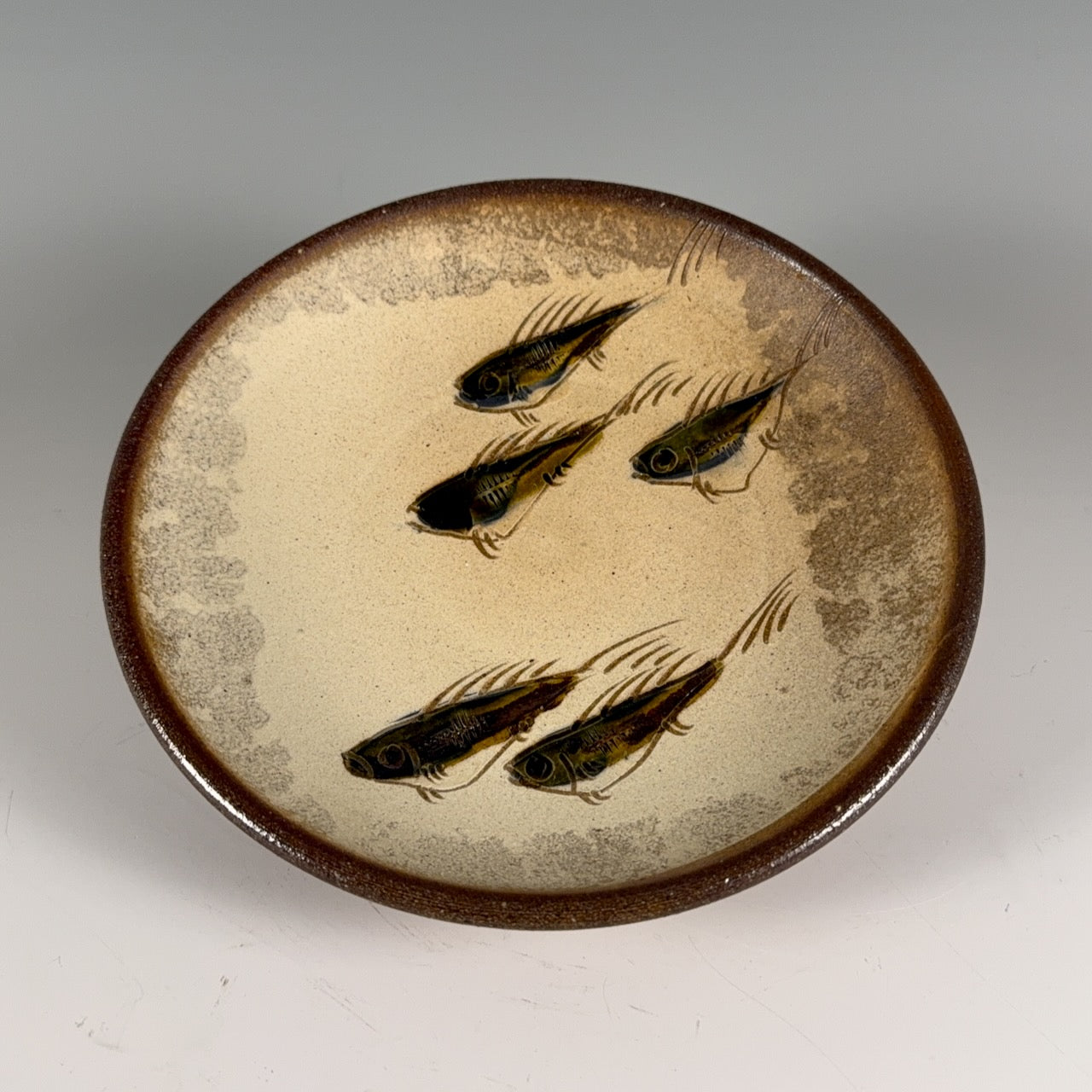 Paul Morris wall hanging fish plate
