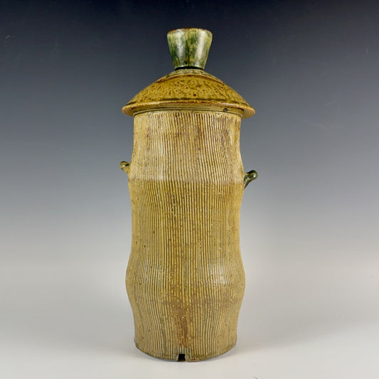 Robert Briscoe tall lidded jar