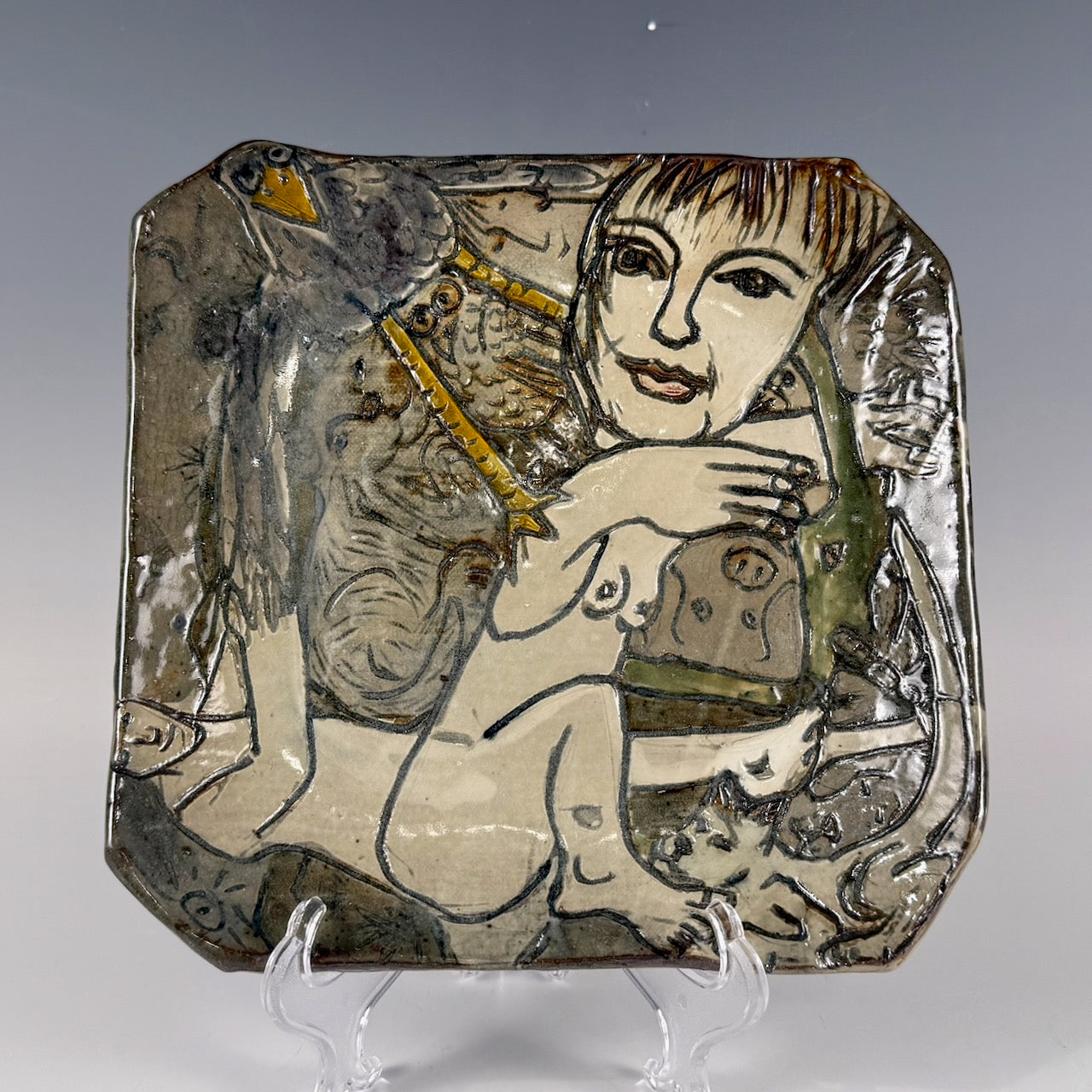 Mike Norman illustrated tray