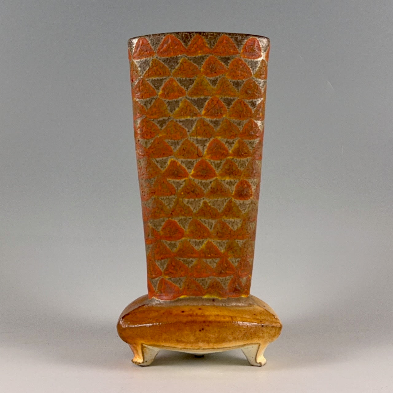 Jane Shellenbarger triangular vase