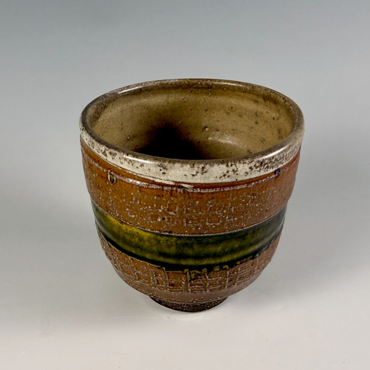 Jeff Oestreich salt glazed yunomi