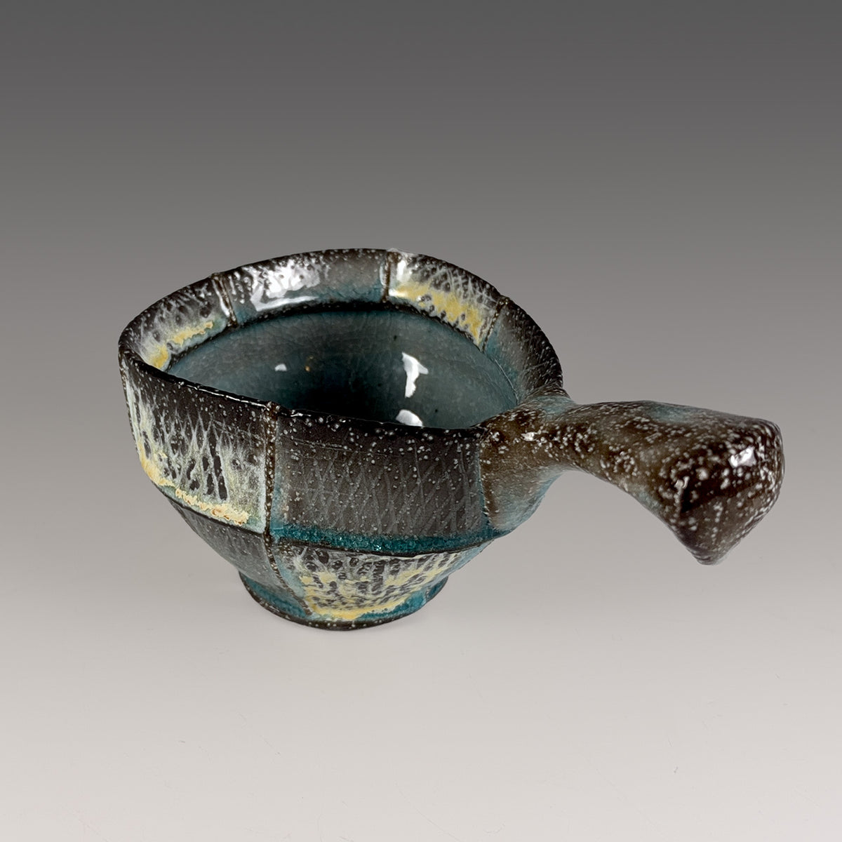 Kenyon Hansen handled bowl, 3 of 7 (as is)