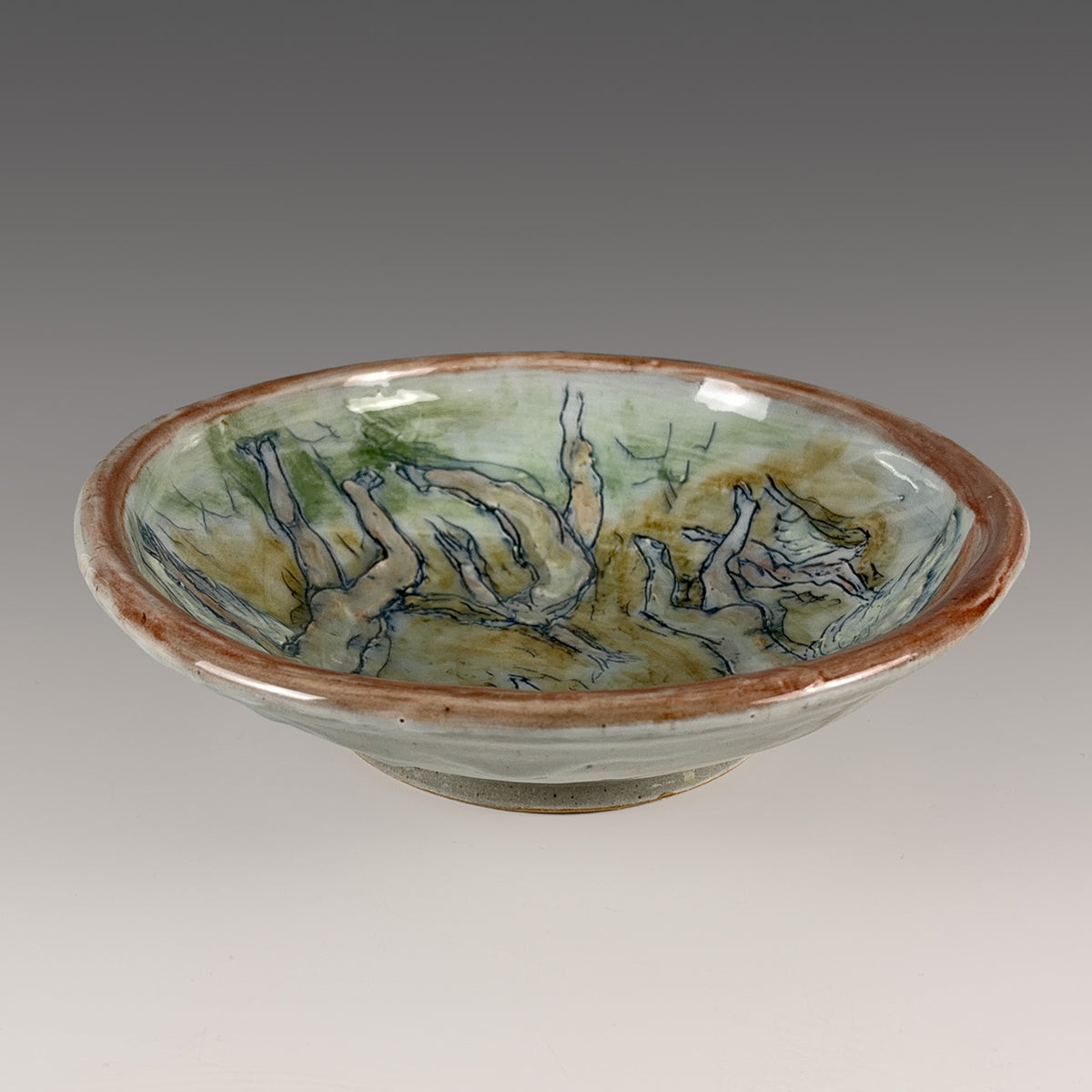 Julius Forzano large narrative bowl