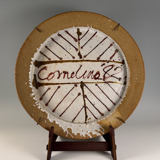 Philip Cornelius large wall hanging platter