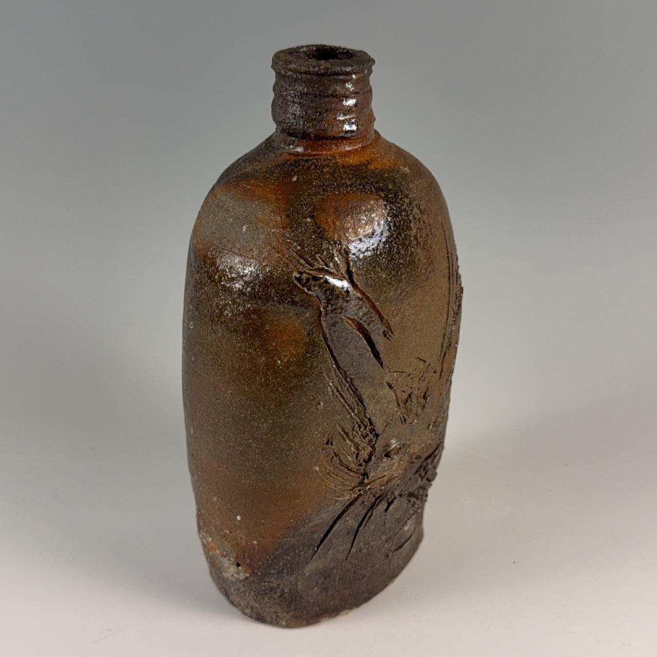 Ron Meyers bottle form with rabbit