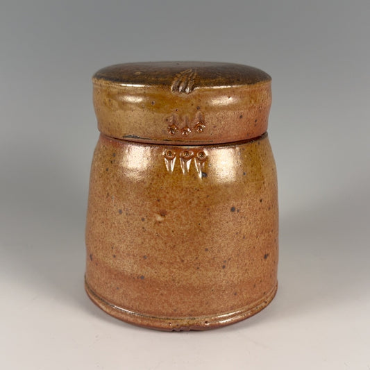 Bill Gossman lidded jar NEW
