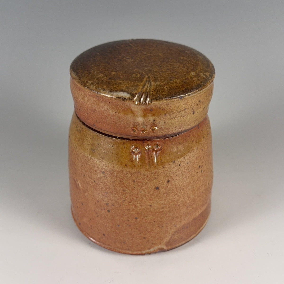 Bill Gossman lidded jar NEW