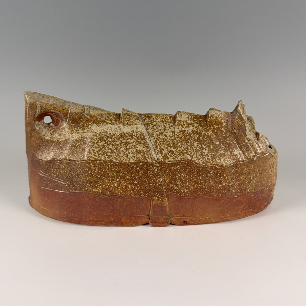 Bill Gossman sculpture, "Fish/Cliff" NEW