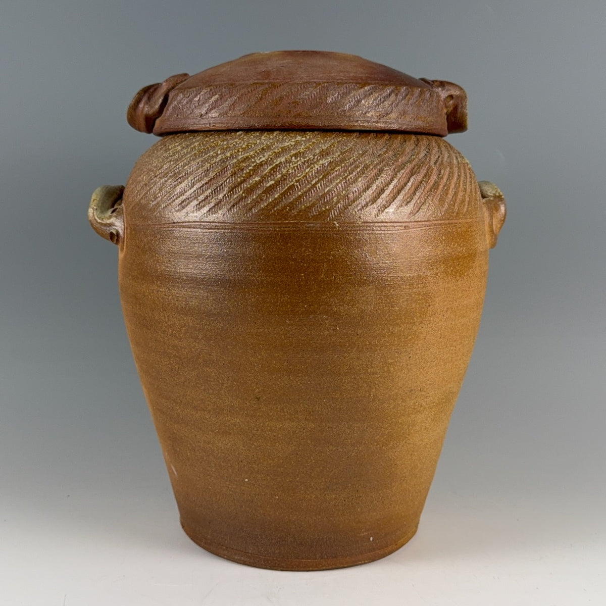 Bill Gossman large lidded jar NEW