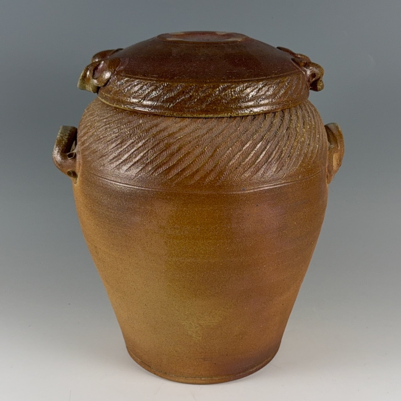 Bill Gossman large lidded jar NEW