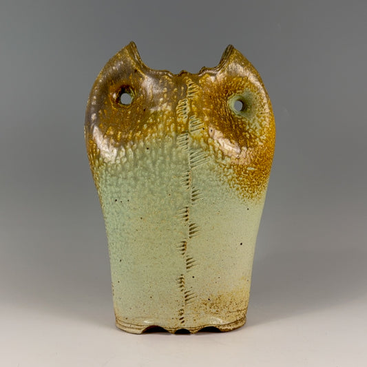 Bill Gossman vase, "Fish Mouth" NEW