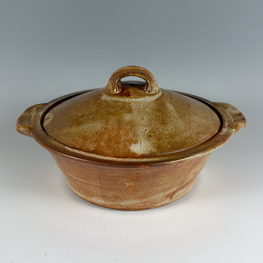 Jeff Oestreich casserole with lid, 1 of 2