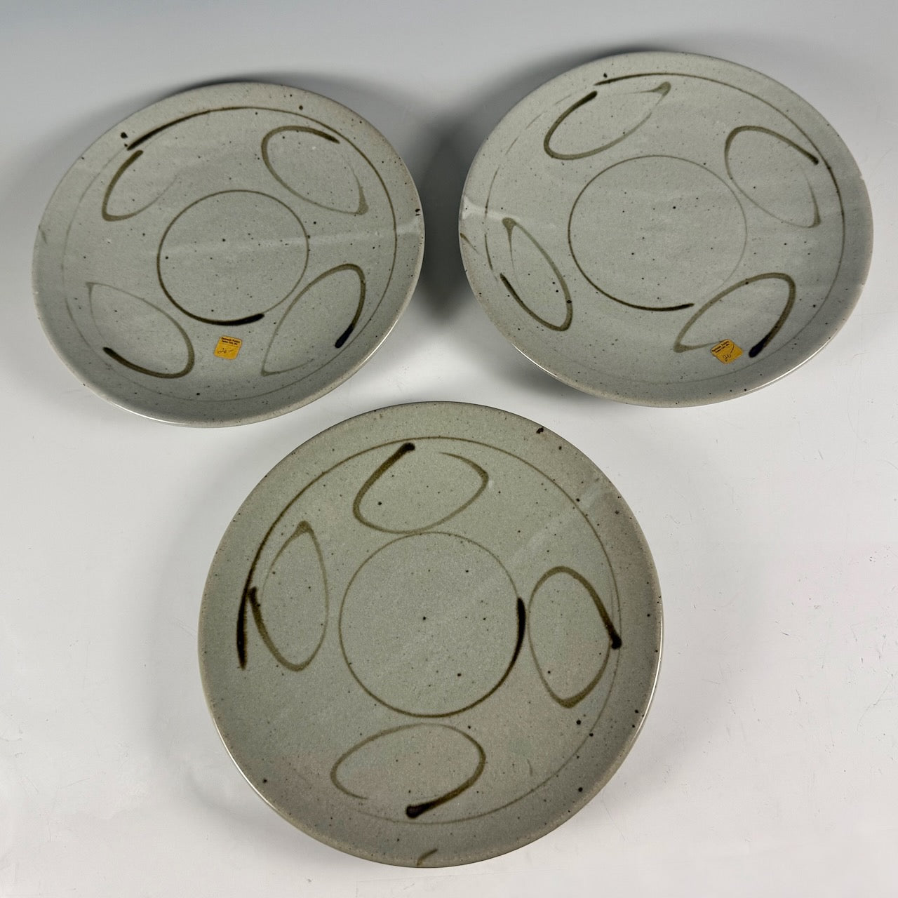 Jeff Oestreich plates, set of 3