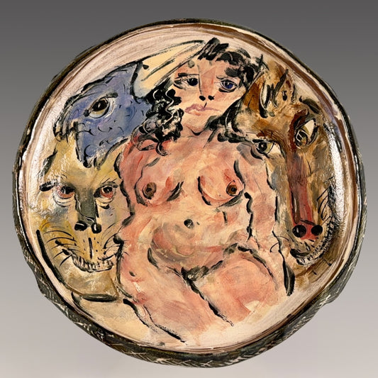 Ron Meyer wall hanging platter