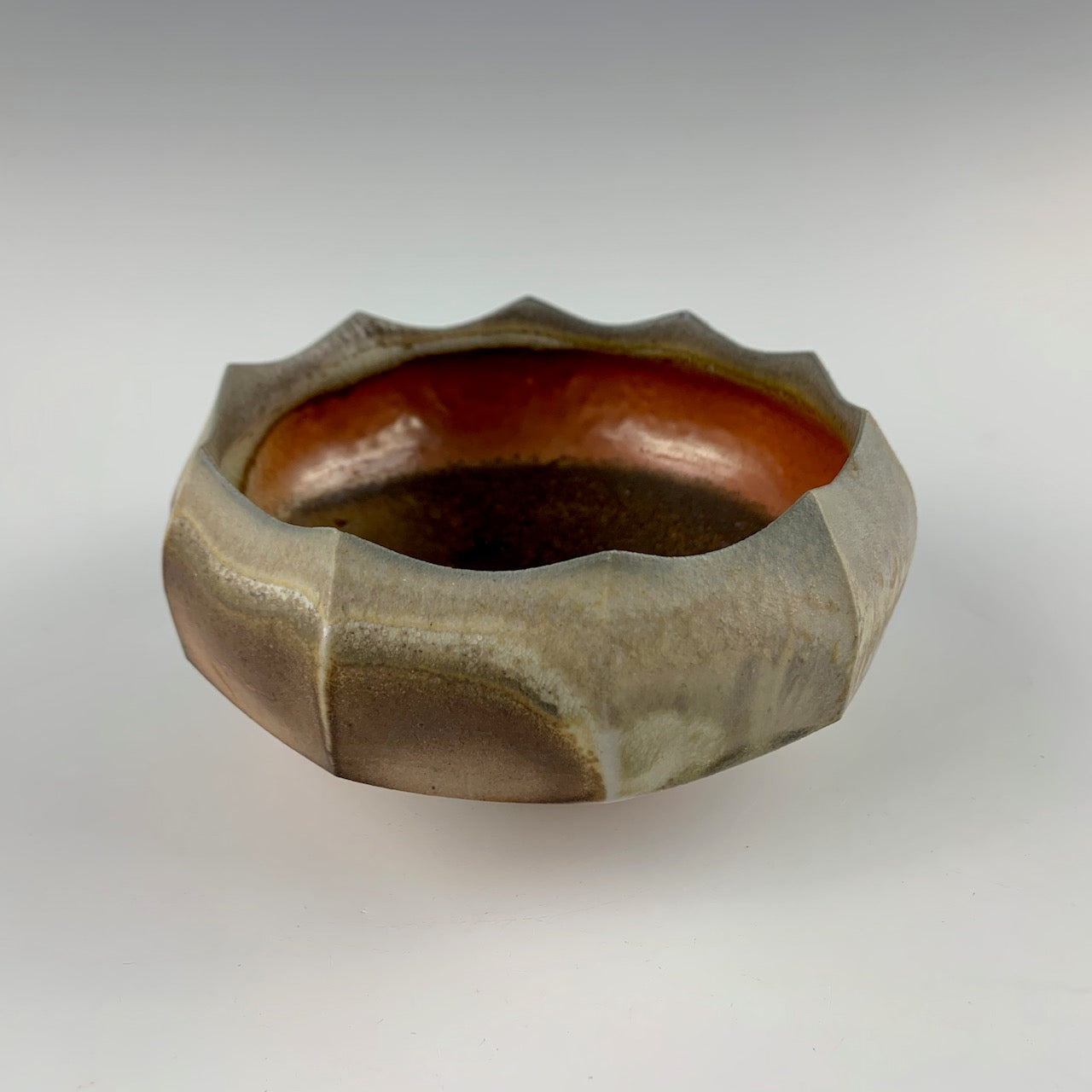 Simon Levin 'blossom' woodfired bowl