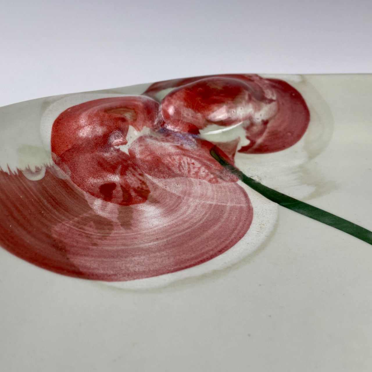 Connee Mayeron large platter, flora